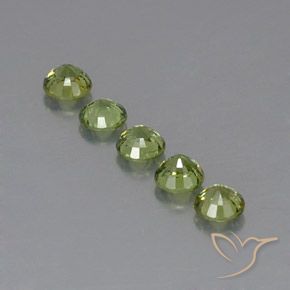 1.48克拉天然钙铁榴石，圆形的，VVS-VS