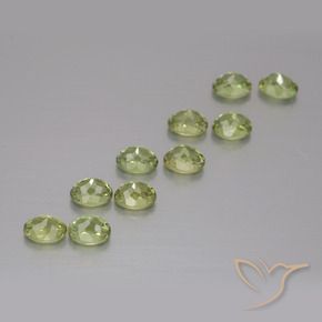 2.44克拉天然钙铁榴石，椭圆形，VS