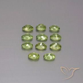 1.83克拉天然钙铁榴石，椭圆形，VS