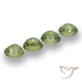 1.65克拉天然钙铁榴石，椭圆形，VS