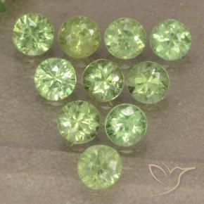 1.70克拉天然钙铁榴石，圆形的，VS-SI