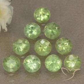 1.75克拉天然钙铁榴石，圆形的，VS-SI