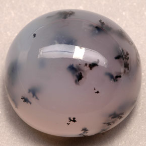 33.46克拉天然多色树枝玛瑙，透明，19.5×18.4毫米，透明/半透明