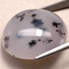 58.60克拉天然多色树枝玛瑙，透明，26.4×23.7毫米，透明/半透明