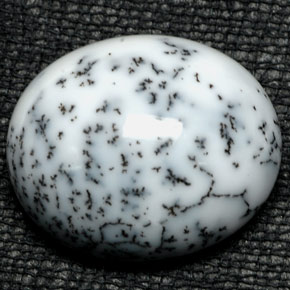 20.58克拉天然多色树枝玛瑙，椭圆形切割，20.6×17.4毫米，不透明