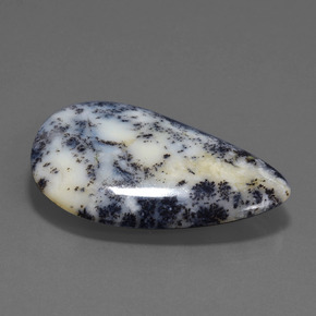 57.71克拉天然多色树枝玛瑙，梨形，30.5×44.2毫米，不透明