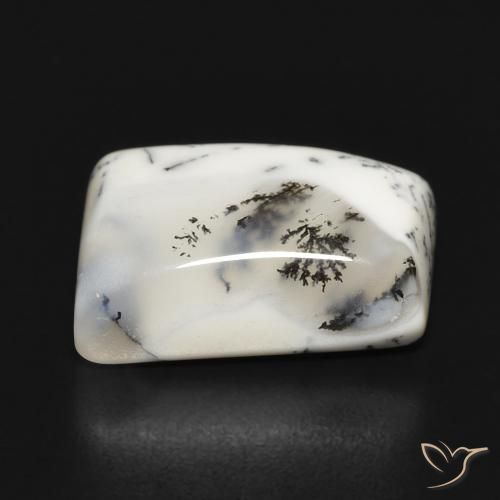 10.55克拉天然树枝状玛瑙，花式切割，不透明