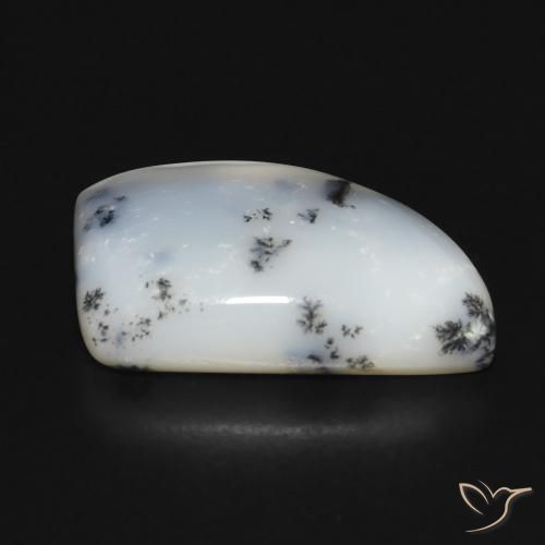 12.20克拉天然树枝状玛瑙，花式切割，不透明