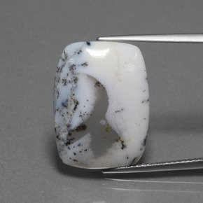 10.32克拉天然树枝状玉髓，垫形剪裁，半透明