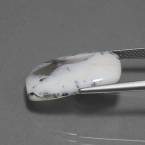 10.32克拉天然树枝状玉髓，垫形剪裁，半透明