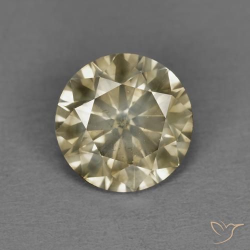 1.54ct 天然 白兰地 钻石, 圆形的, SI