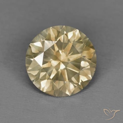 1.81ct 天然 白兰地 钻石, 圆形的, SI