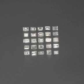 天然白色钻石，长方形切工，1.9×1.3毫米，SI