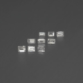 克拉天然钻石，狭长方形，SI