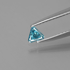 0.10克拉天然钻石，三角形，4×3.5毫米，SI