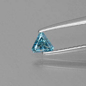 0.13克拉天然钻石，三角形，4.2×3.7毫米，SI
