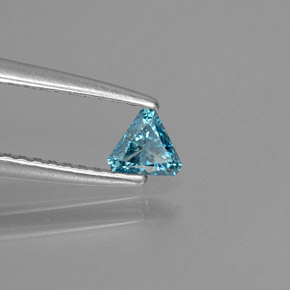 0.13克拉天然钻石，三角形，4.2×3.7毫米，SI
