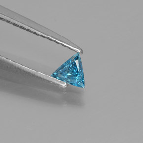 0.09克拉天然钻石，三角形，4×3.7毫米，SI