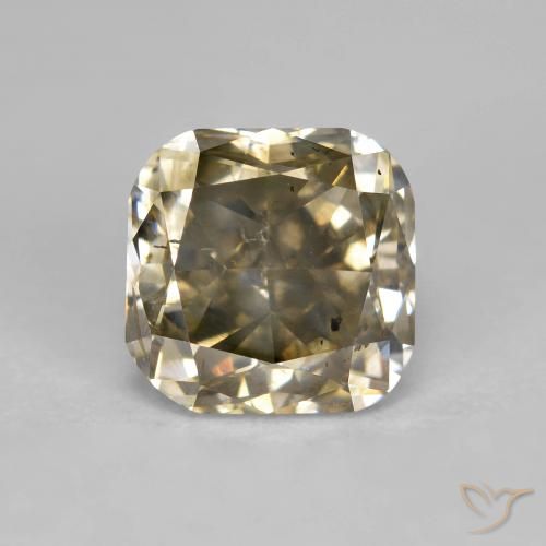 1.86ct 天然 白兰地 钻石, 软垫, SI