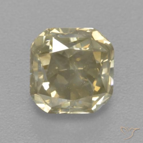 1.81ct 天然 香槟色 钻石, 祖母绿式切割, SI