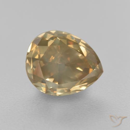 1.98ct 天然 白兰地 钻石, 梨形, SI