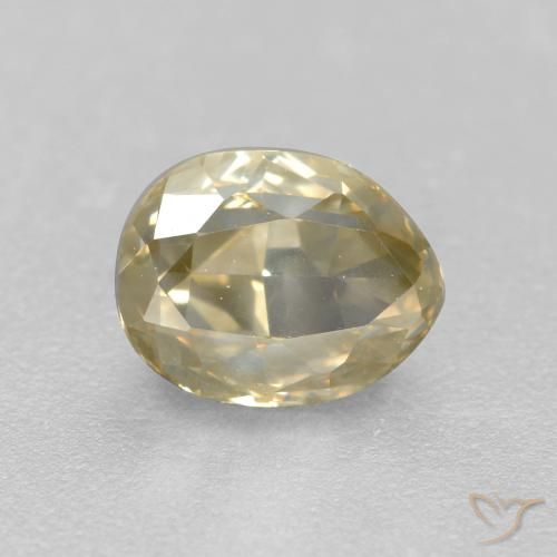 1.04ct 天然 香槟色 钻石, 花式切割, SI