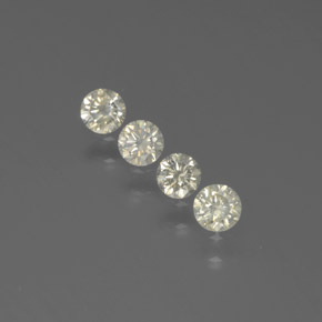 克拉天然钻石，圆形切割，SI