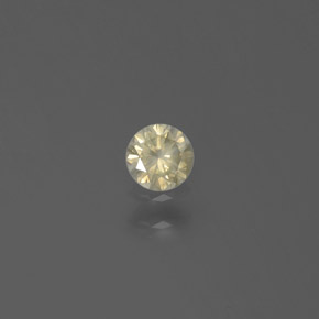 0.15克拉天然黄金色钻石，圆形切割，3.42毫米，SI