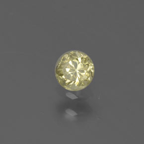 0.17克拉天然黄金色钻石，圆形切割，3.25毫米，SI