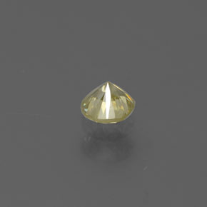 0.17克拉天然黄金色钻石，圆形切割，3.25毫米，SI