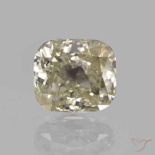 1.15ct 天然 白兰地 钻石, 软垫, VS-SI