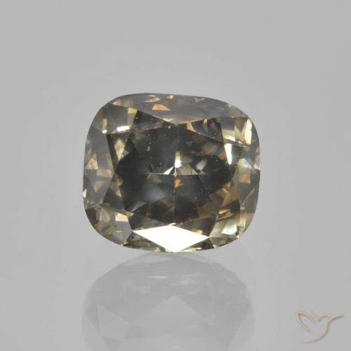 1.64ct 天然 深干邑 钻石, 软垫, VS-SI