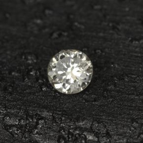 0.04克拉天然黄色钻石，圆形切割，2.40毫米，VS-SI