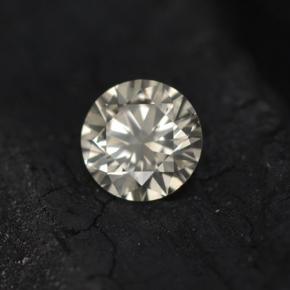 0.20克拉天然黄色钻石，圆形切割，3.79毫米，VS-SI