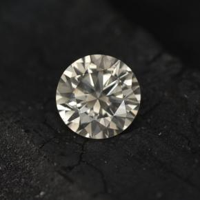 0.20克拉天然黄色钻石，圆形切割，3.79毫米，VS-SI