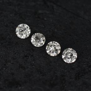 0.09天然白色钻石，圆形切割，1.84毫米，VS-SI