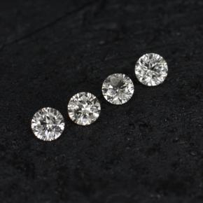 0.09天然白色钻石，圆形切割，1.84毫米，VS-SI