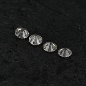 0.09天然白色钻石，圆形切割，1.84毫米，VS-SI