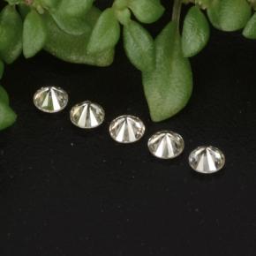 0.09克拉天然钻石，圆形切割，VS-SI