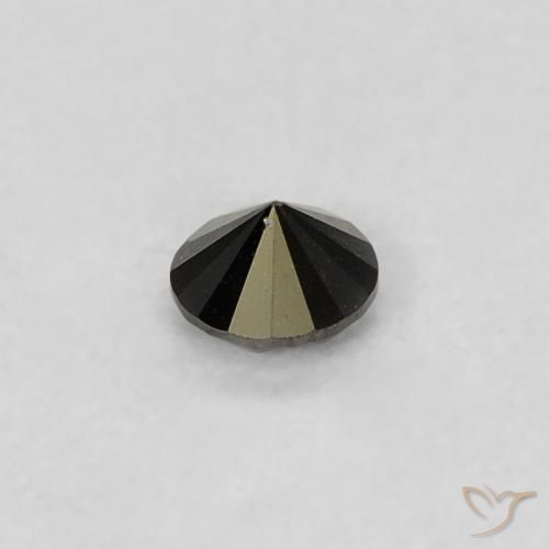 0.09克拉天然钻石，圆形的，不透明