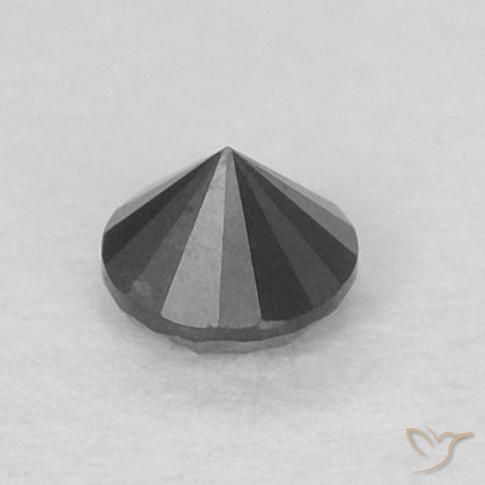 0.05克拉天然钻石，圆形的，不透明