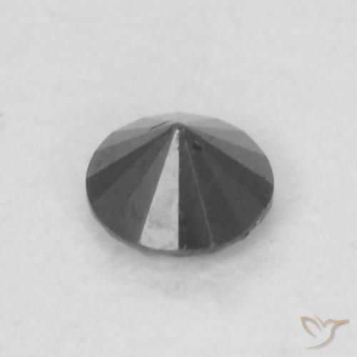 0.05克拉天然钻石，圆形的，不透明