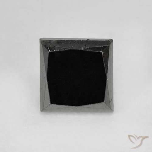 1.07ct 天然 黑色 钻石, 正方形, 不透明