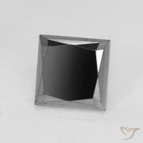 0.98克拉天然钻石，正方形，不透明