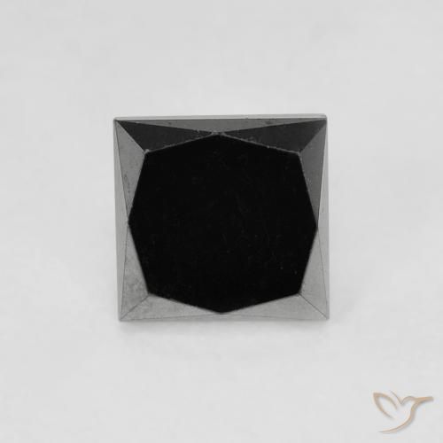 0.69ct 天然 黑色 钻石, 正方形, 不透明