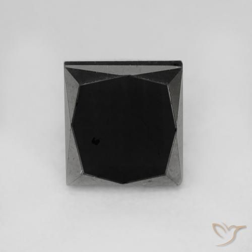 1.09ct 天然 黑色 钻石, 正方形, 不透明