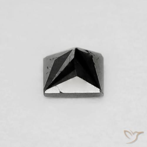 0.12克拉天然钻石，正方形，不透明