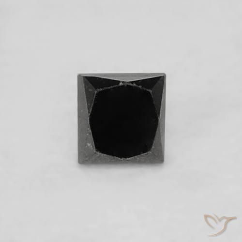 0.04ct 天然 黑色 钻石, 正方形, 不透明