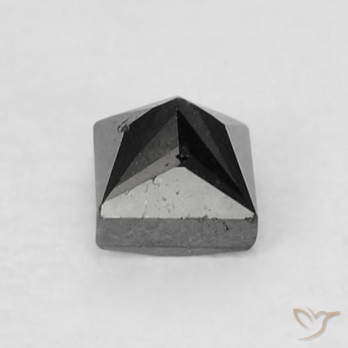 0.23克拉天然钻石，正方形，不透明