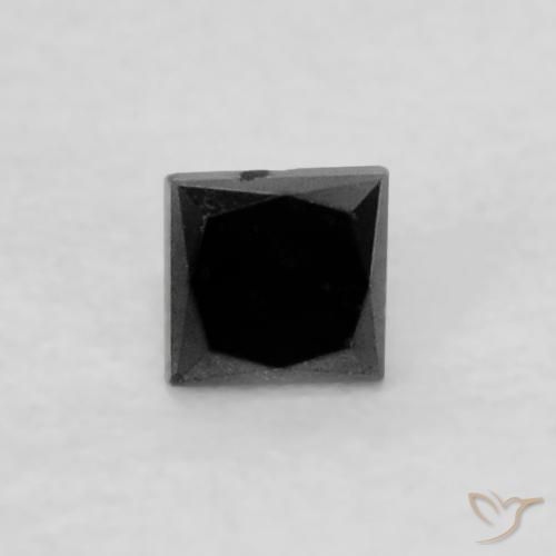 0.06克拉天然钻石，正方形，不透明